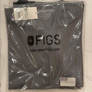 Figs xs graphite rafaela top